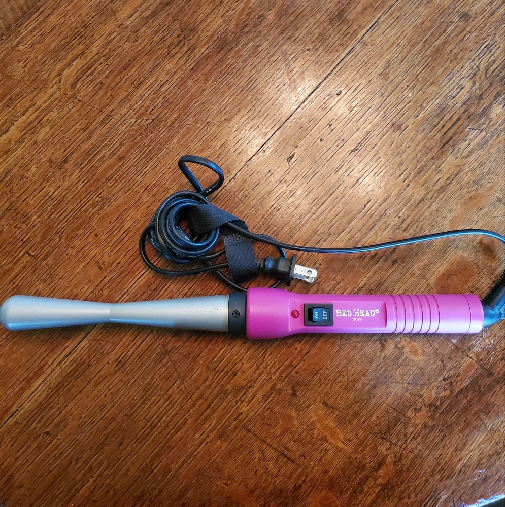 BedHead Pink and Silver Hair Styling Wand